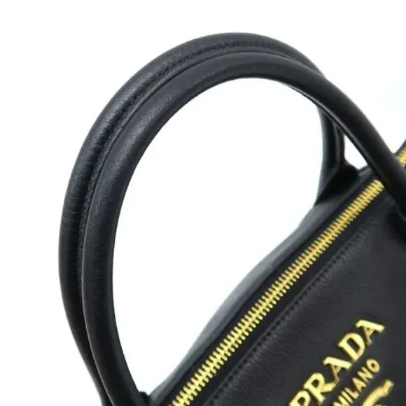Prada Leather Black Shoulder Bag - Picture 3 of 9